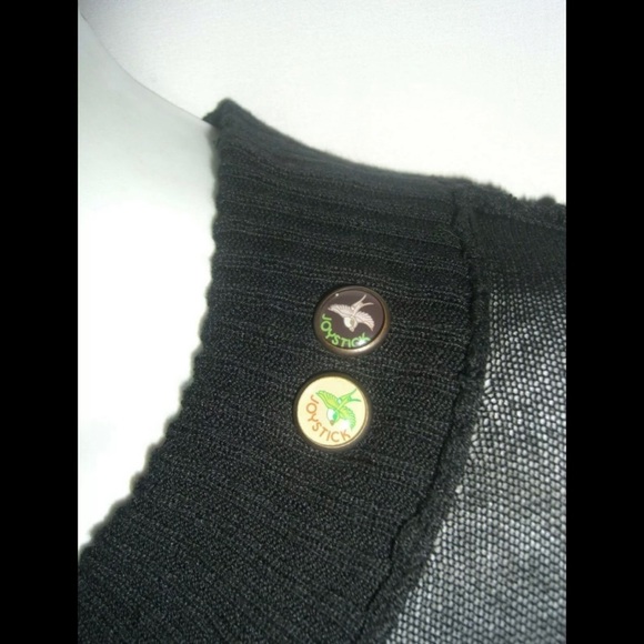 Joystick By Johnny Was Black Silk Skull Roses Cross Sequin Sweater JWLA Biya XS - Picture 6 of 11